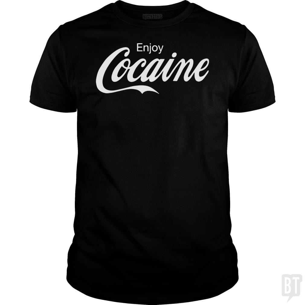 Enjoy Cocaine T shirt Hoodie, Sweatshirt | CoreVibeTees.com (Image 2)