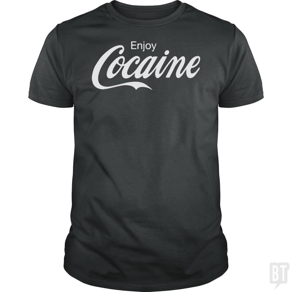 Enjoy Cocaine T shirt Hoodie, Sweatshirt | CoreVibeTees.com (Image 3)