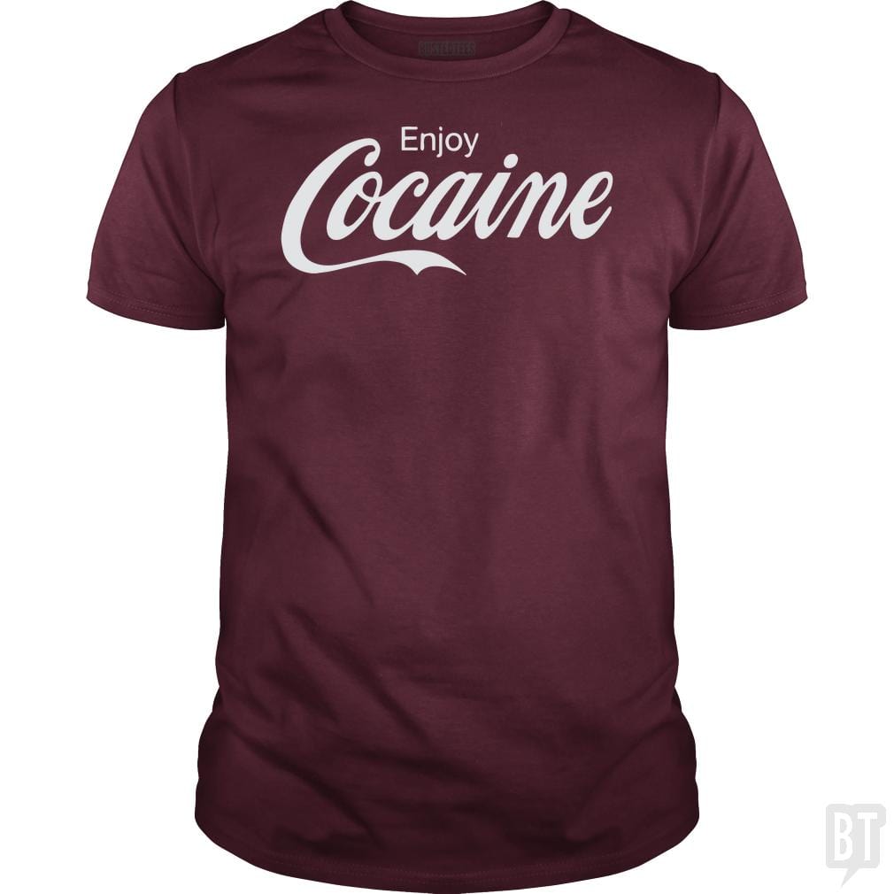 Enjoy Cocaine T shirt Hoodie, Sweatshirt | CoreVibeTees.com (Image 4)