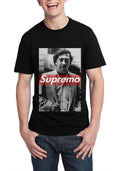 Supremo Black Half Sleeve T-Shirt Hoodie, Sweatshirt | CoreVibeTees.com