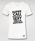Super Cali V-Neck T-Shirt Hoodie, Sweatshirt | CoreVibeTees.com