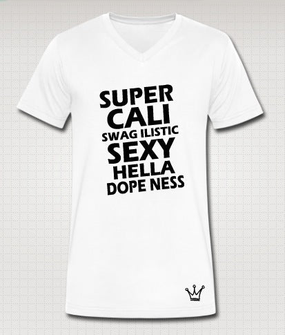 Super Cali V-Neck T-Shirt Hoodie, Sweatshirt | CoreVibeTees.com