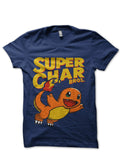 Super Char Navy Blue Tee Hoodie, Sweatshirt | CoreVibeTees.com
