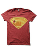Supercity Red Tee Hoodie, Sweatshirt | CoreVibeTees.com