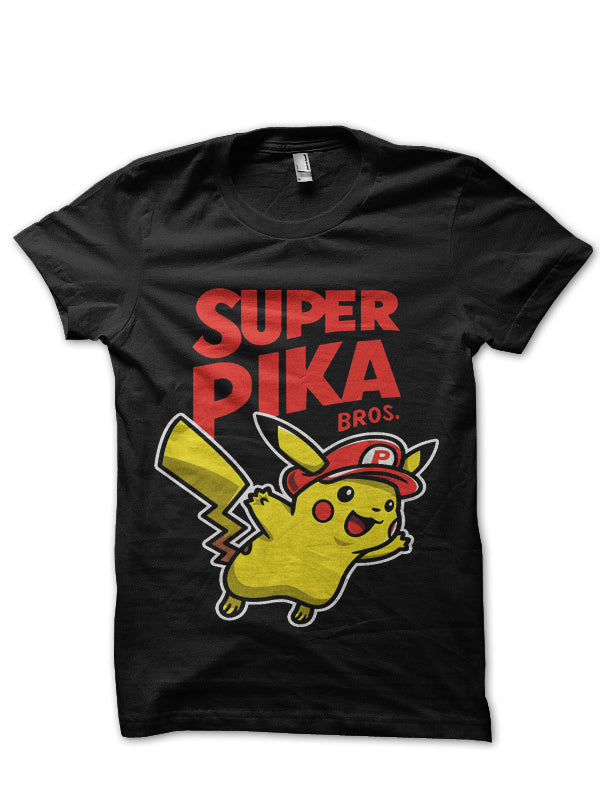 Super Pika Black Tee Hoodie, Sweatshirt | CoreVibeTees.com