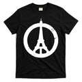 Support Paris Peace Sign Eiffel Tower T-Shirt Hoodie, Sweatshirt | CoreVibeTees.com