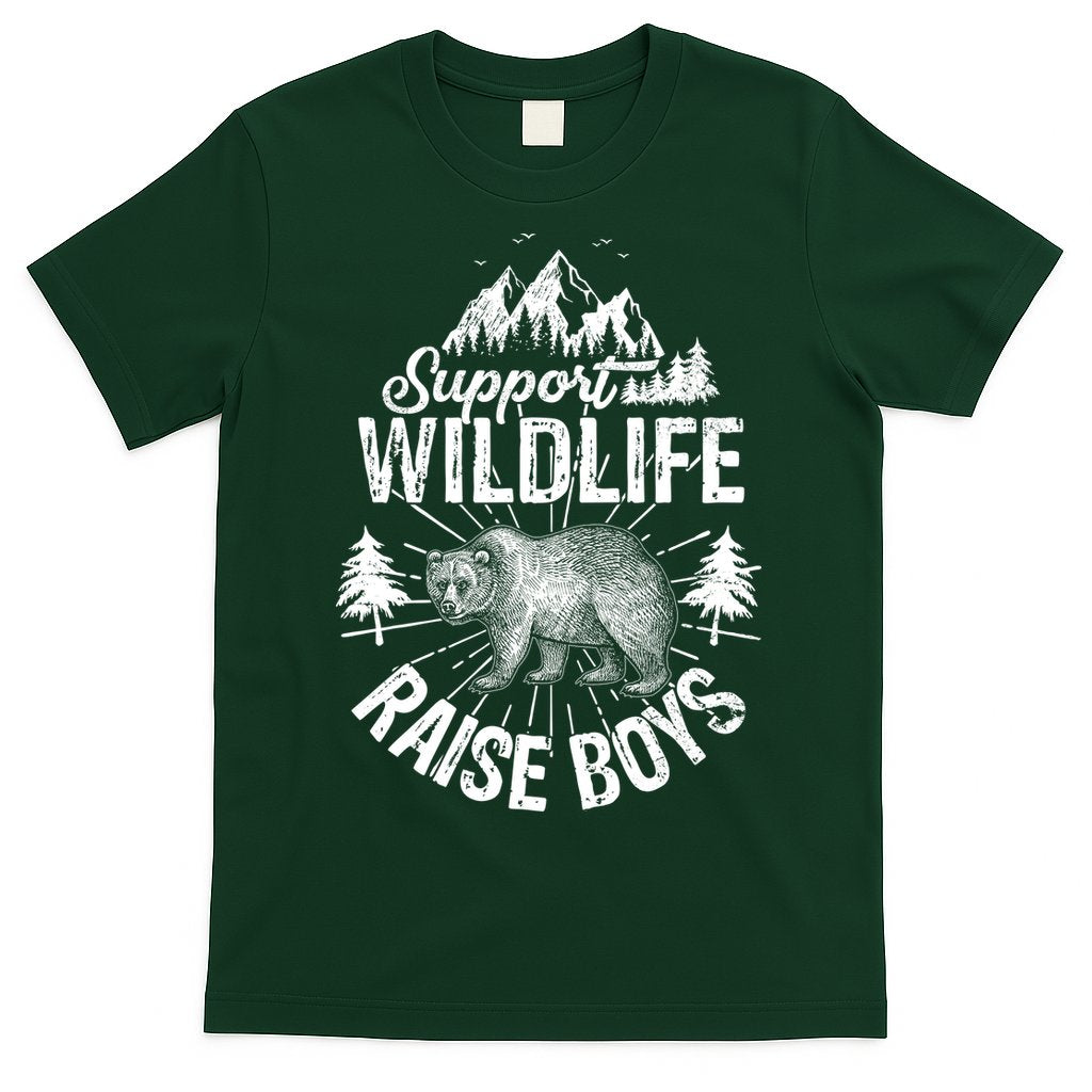 Support Wildlife Raise Boys T-Shirt Hoodie, Sweatshirt | CoreVibeTees.com