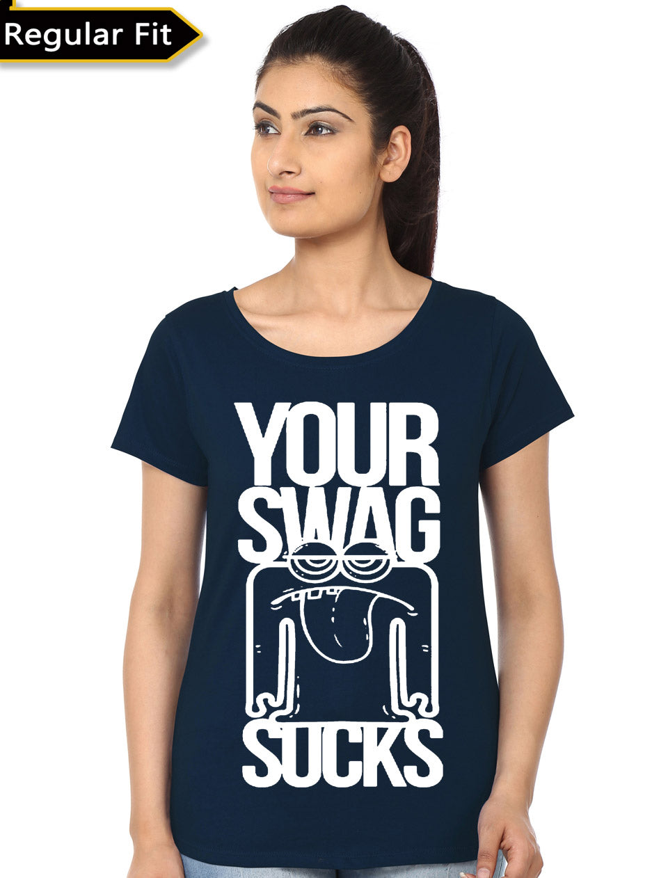 Swag Sucks Navy Blue Top T-Shirts, Hoodie, Sweatshirt | CoreVibeTees.com