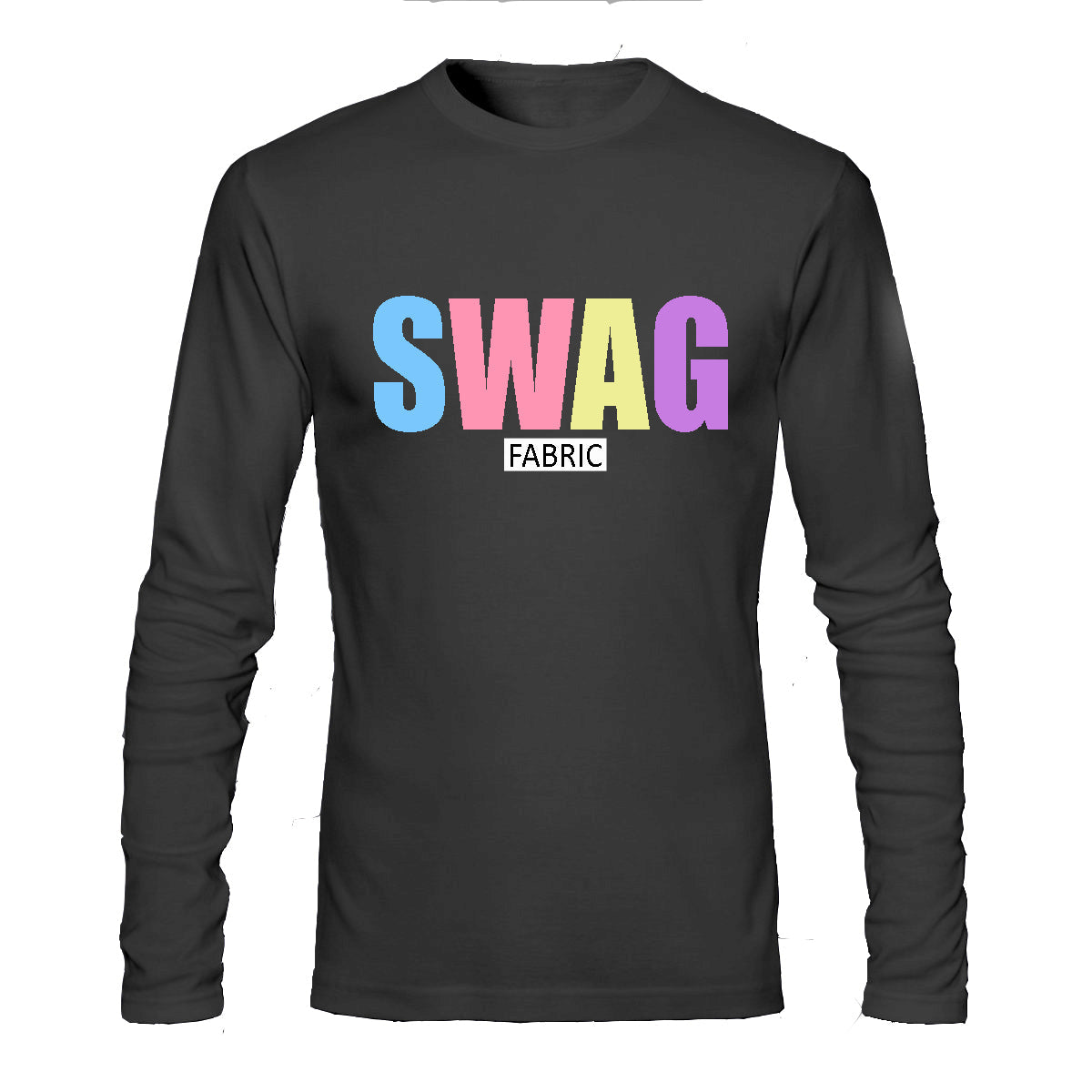 Swag Black Full Sleeve Tee Hoodie, Sweatshirt | CoreVibeTees.com