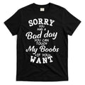 Sorry You Had A Bad Day You Can Touch My Boobs T-Shirt Style001 Hoodie, Sweatshirt | CoreVibeTees.com