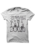 System Of A Down White T-Shirt Style004 Hoodie, Sweatshirt | CoreVibeTees.com
