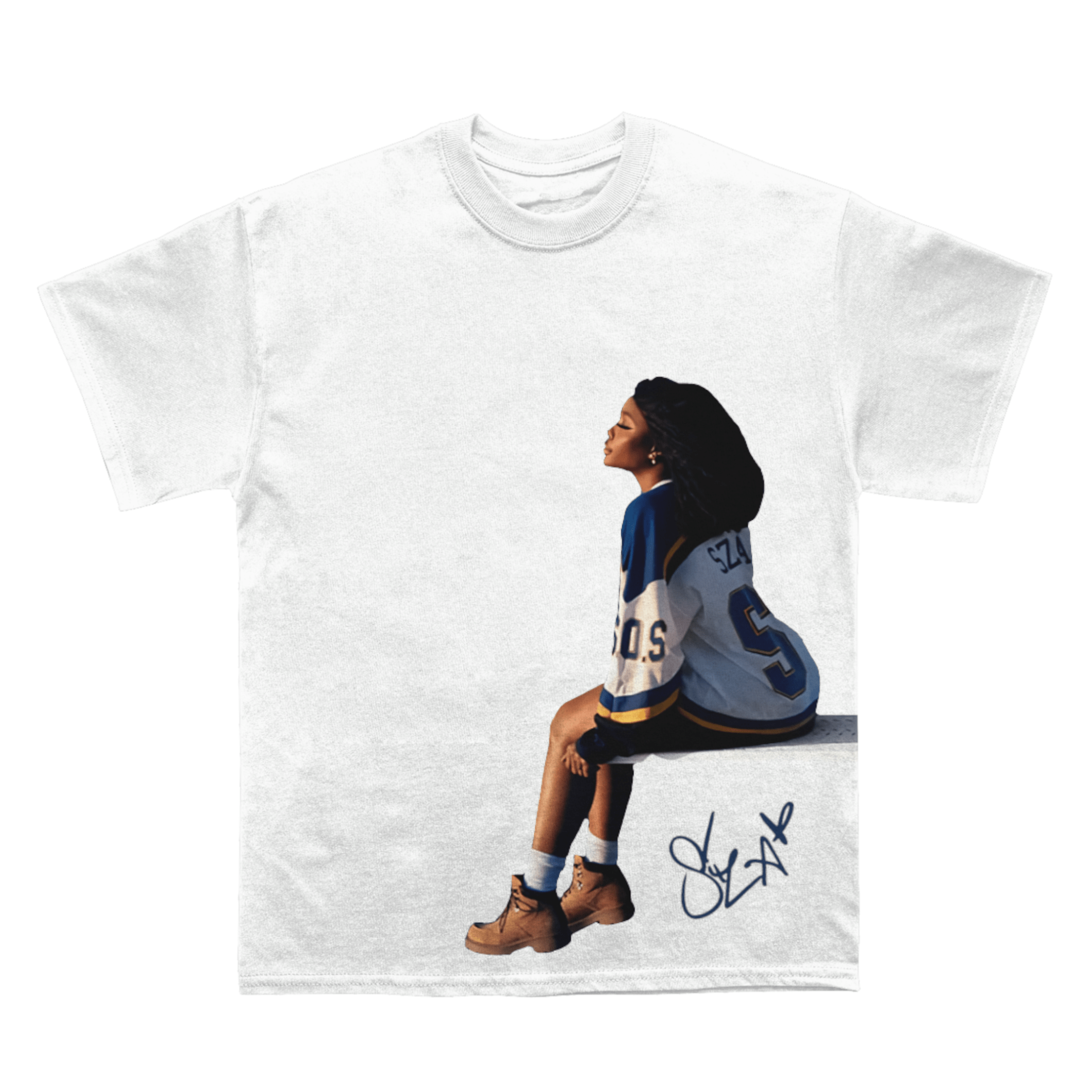 Sza "SOS" Signature TEE Hoodie, Sweatshirt | CoreVibeTees.com