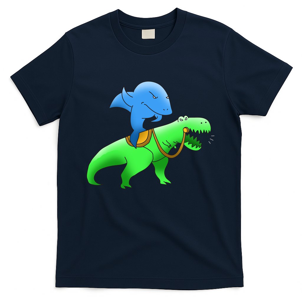 T-Rex Riding A Shark T-Shirt Hoodie, Sweatshirt | CoreVibeTees.com