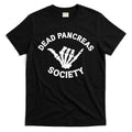 Type 1 Diabetes Awareness Dead Pancreas Society Skeleton Hand Halloween T-Shirt Hoodie, Sweatshirt | CoreVibeTees.com