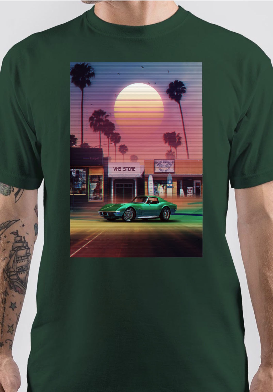 Synthwave T-Shirt Style011 Hoodie, Sweatshirt | CoreVibeTees.com