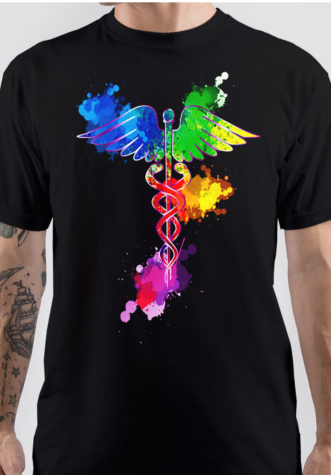 Caduceus T-Shirt Hoodie, Sweatshirt | CoreVibeTees.com