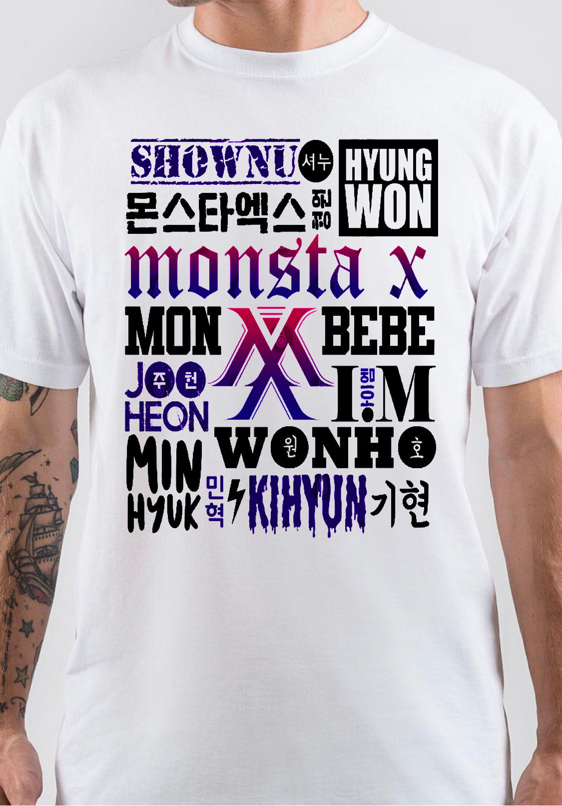 Monsta X T-Shirt Style015 Hoodie, Sweatshirt | CoreVibeTees.com