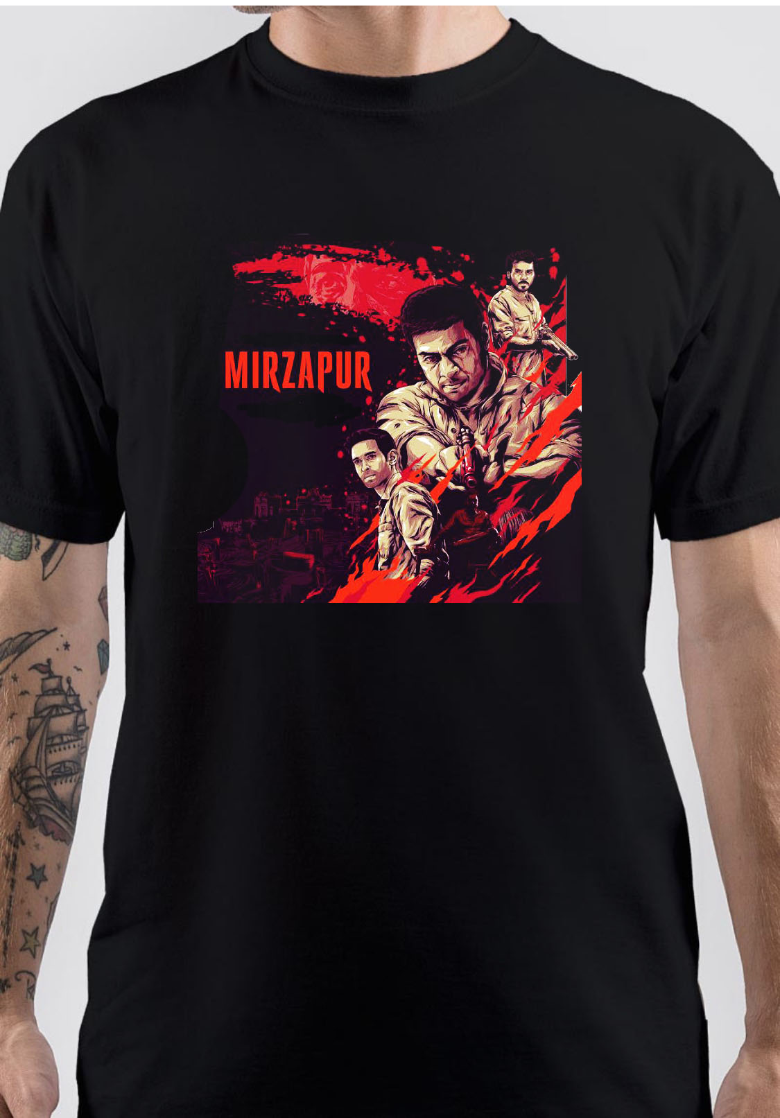 Mirzapur T-Shirt Style005 Hoodie, Sweatshirt | CoreVibeTees.com