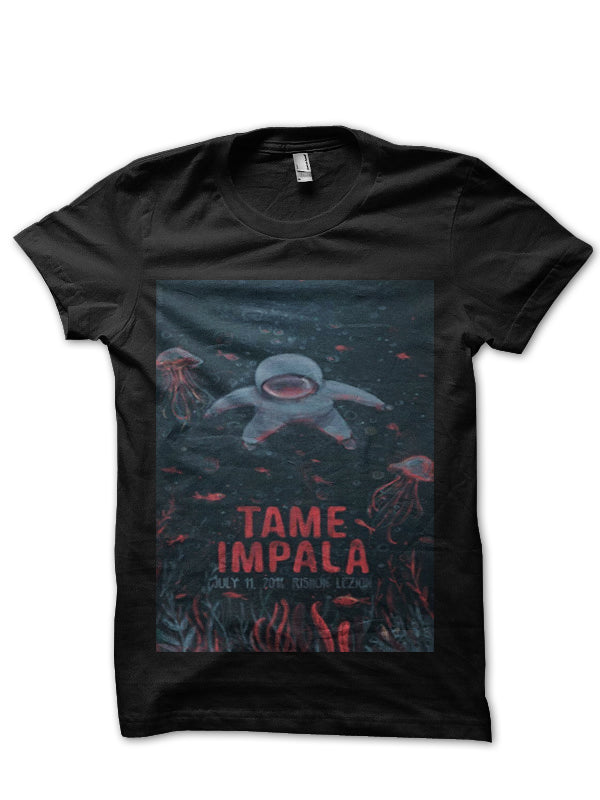 Tame Impala Half Sleeve Black T-Shirt Hoodie, Sweatshirt | CoreVibeTees.com