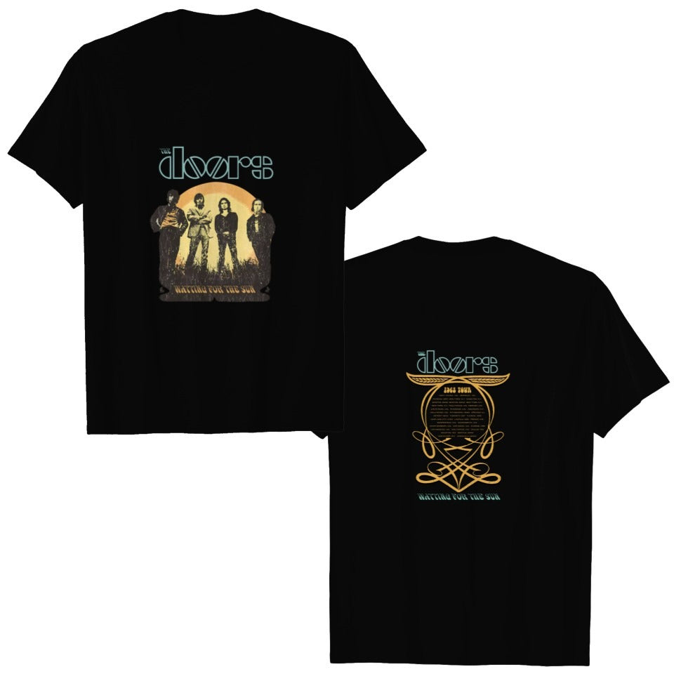 The Doors Unisex Tee: 1968 Tour (Back Print) Hoodie, Sweatshirt | CoreVibeTees.com