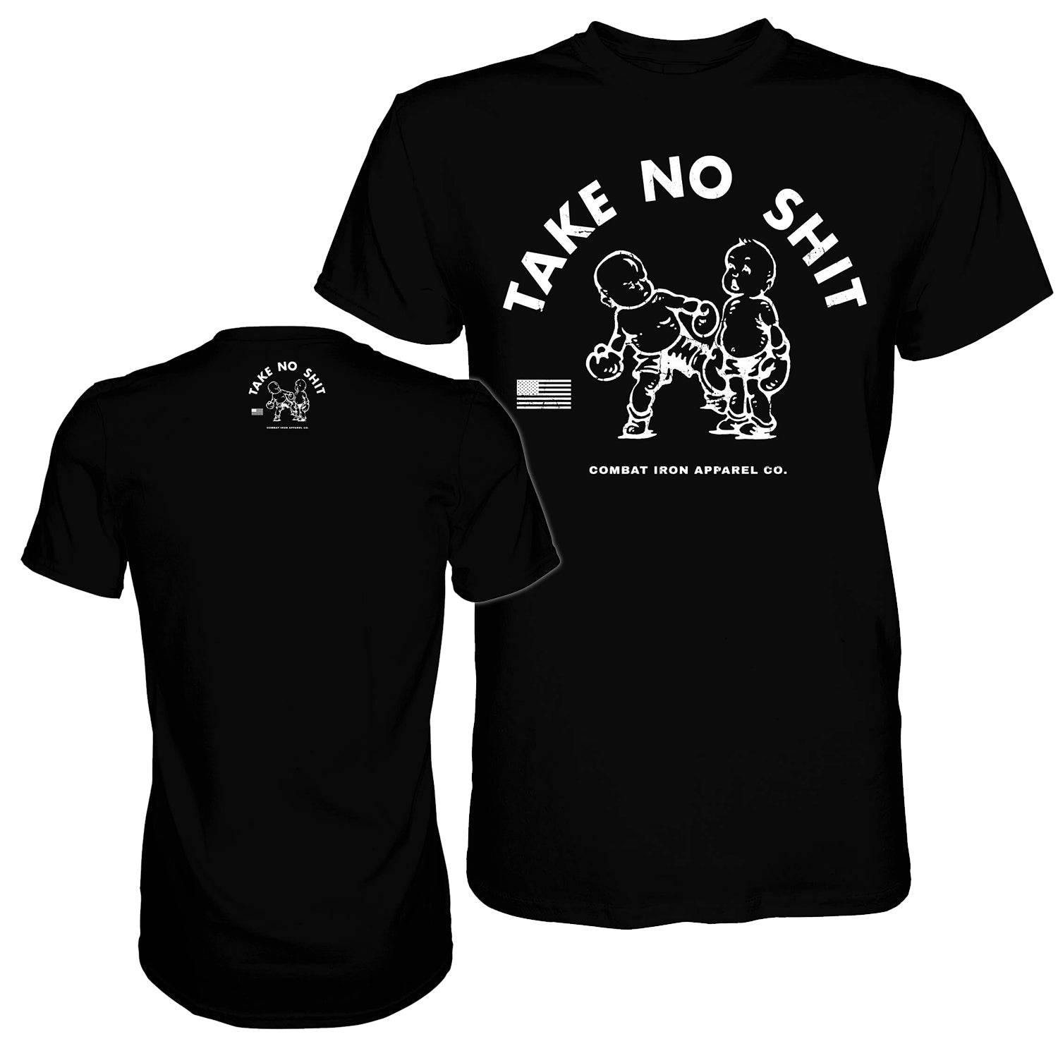 Take No Shit Boxing Men's T-Shirt Hoodie, Sweatshirt | CoreVibeTees.com (Image 2)