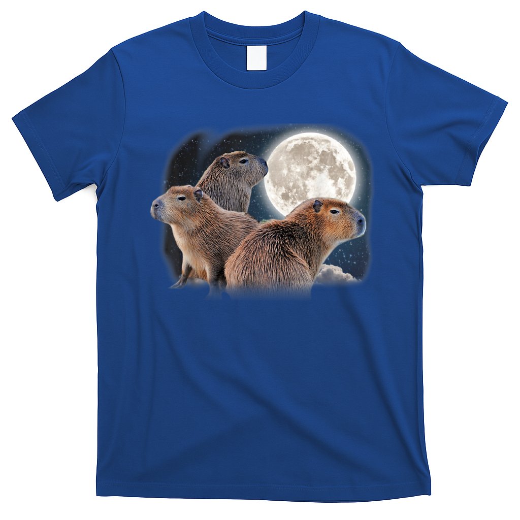 Three Capybaras And Moon Funny Capybara Humor Parody T-Shirt Hoodie, Sweatshirt | CoreVibeTees.com