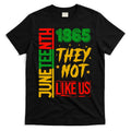 They Don't Like Us Juneteenth 1865 Pride T-Shirt Hoodie, Sweatshirt | CoreVibeTees.com