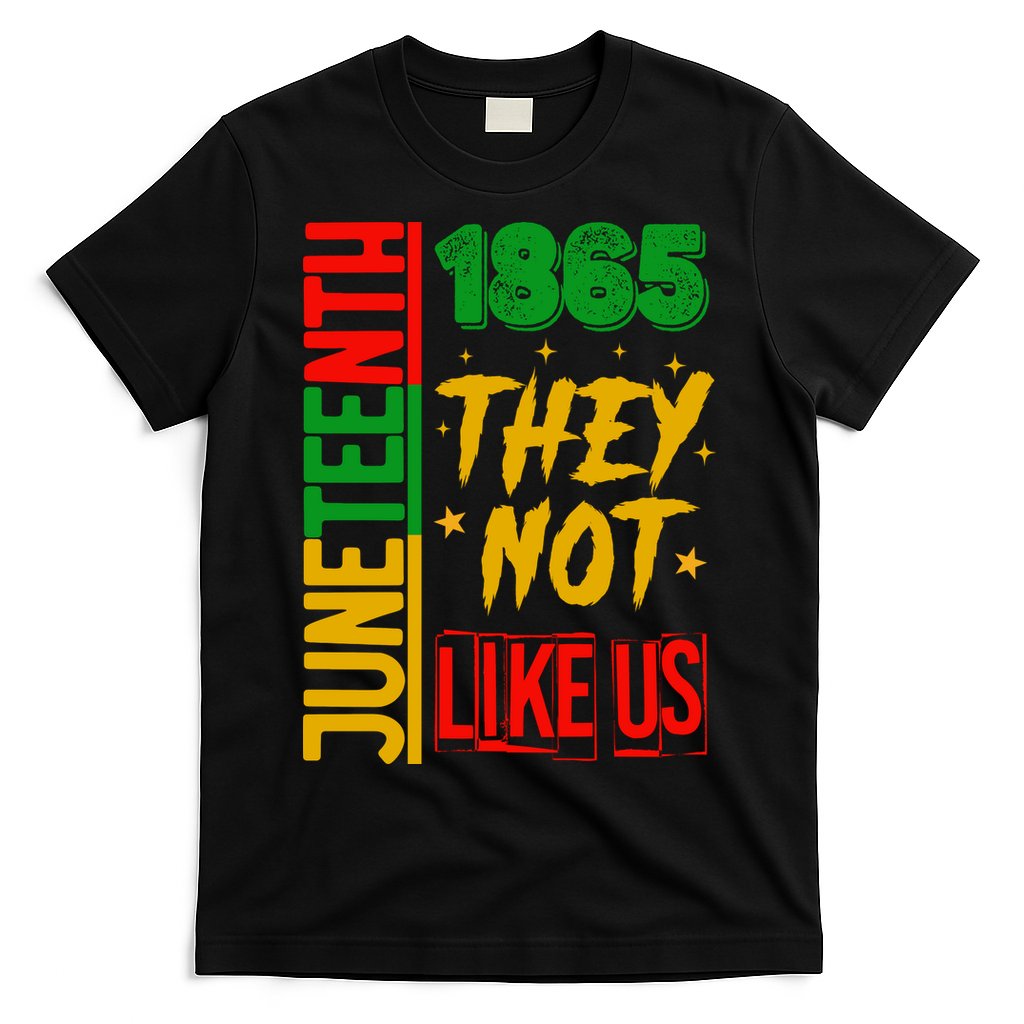 They Don't Like Us Juneteenth 1865 Pride T-Shirt Hoodie, Sweatshirt | CoreVibeTees.com