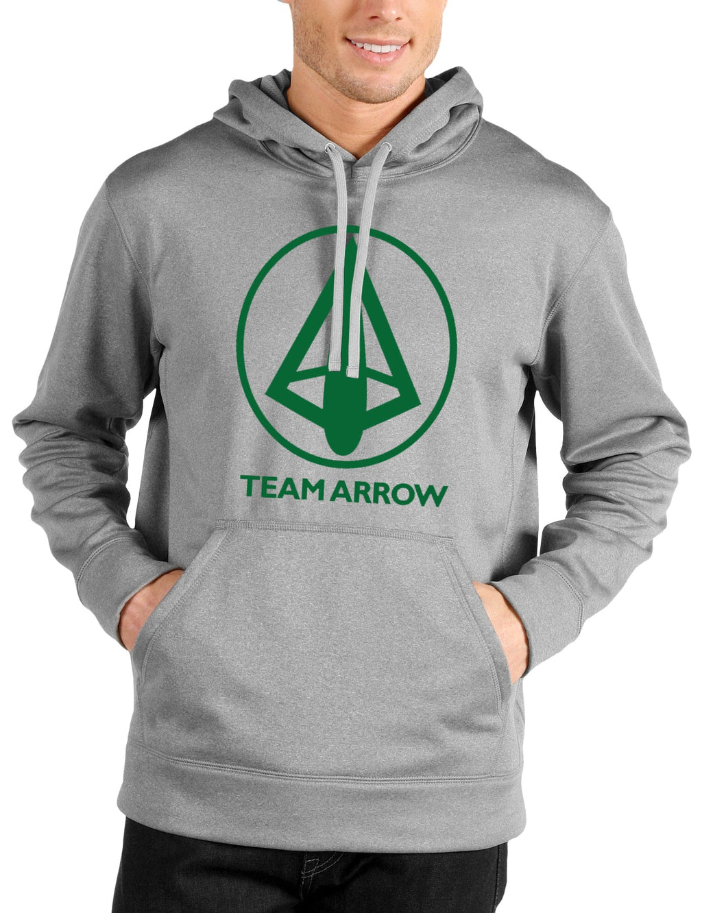 Team Arrow Grey Hoodie T-Shirts, Sweatshirt | CoreVibeTees.com