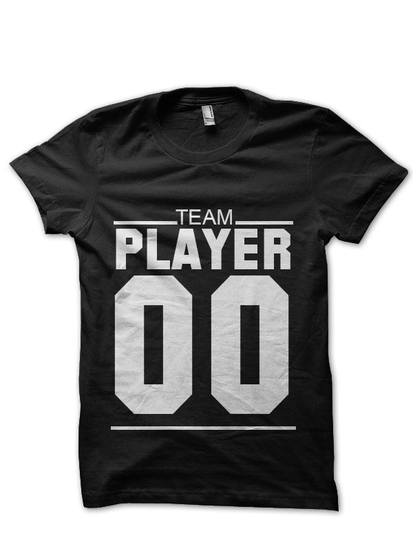Team Player Black Tee Hoodie, Sweatshirt | CoreVibeTees.com