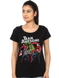 Team Awesome Girls Black Top T-Shirts, Hoodie, Sweatshirt | CoreVibeTees.com