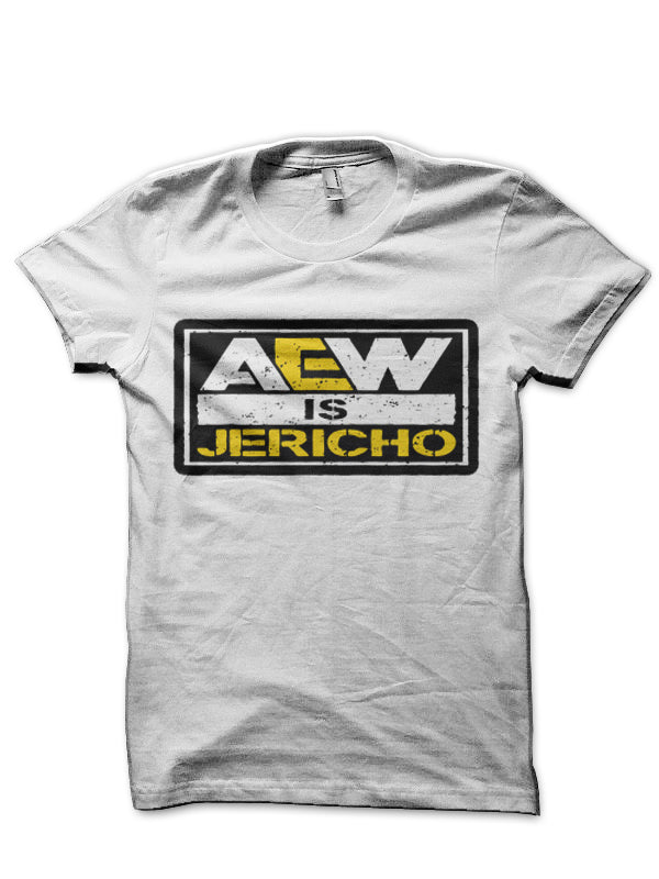 Aew is Jericho Half Sleeve T-Shirt Hoodie, Sweatshirt | CoreVibeTees.com