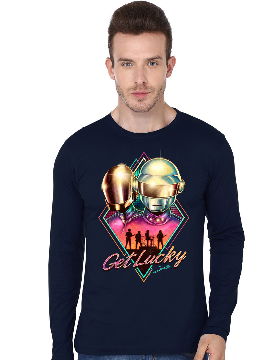 Get Lucky Full Sleeve T-Shirt Hoodie, Sweatshirt | CoreVibeTees.com
