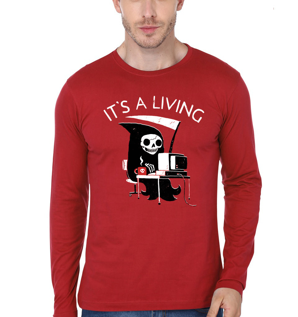Itâ€™s A Living  Full Sleeve T-Shirt Hoodie, Sweatshirt | CoreVibeTees.com