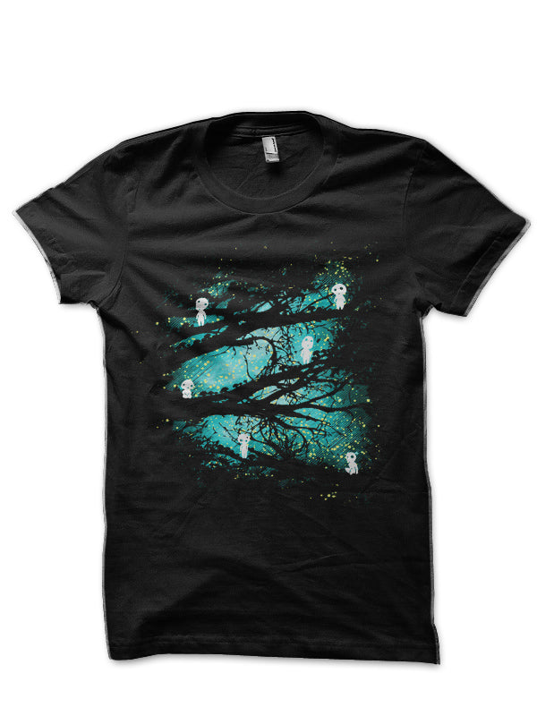 Tree Spirits Black Half Sleeve T-Shirt Hoodie, Sweatshirt | CoreVibeTees.com