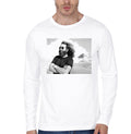 Jerry Garcia White Full Sleeve T-Shirt Hoodie, Sweatshirt | CoreVibeTees.com