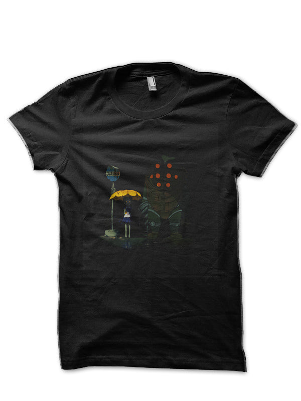 Bioshock Big Friend Black Half Sleeve T-Shirt Hoodie, Sweatshirt | CoreVibeTees.com