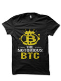 Funny The Notorious BTC Bitcoin Crypto Black T-Shirt Hoodie, Sweatshirt | CoreVibeTees.com