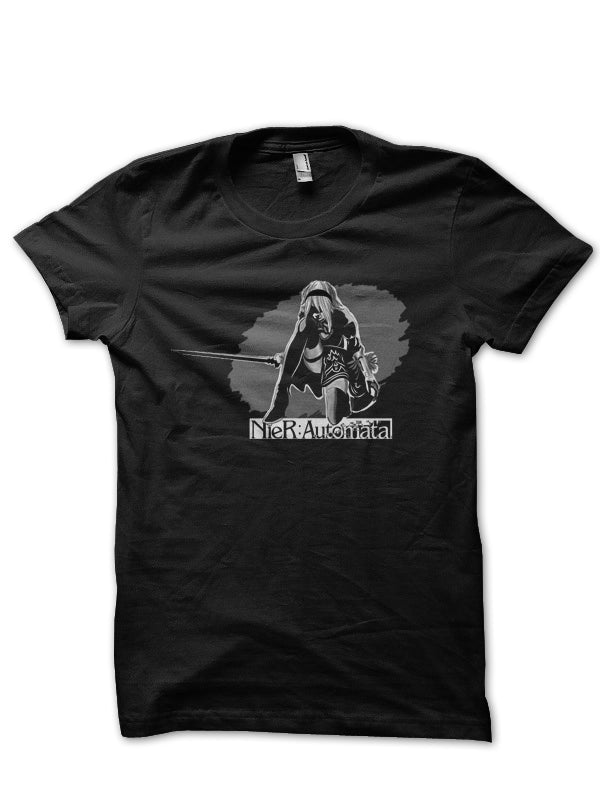 Nier Black Half Sleeve T-Shirt Style005 Hoodie, Sweatshirt | CoreVibeTees.com