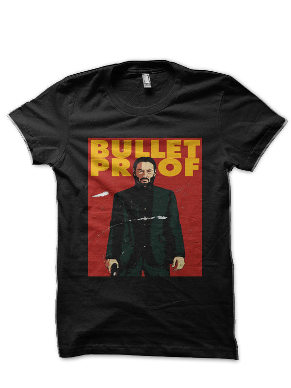 Bullet Proof Black Half Sleeve T-Shirt Hoodie, Sweatshirt | CoreVibeTees.com