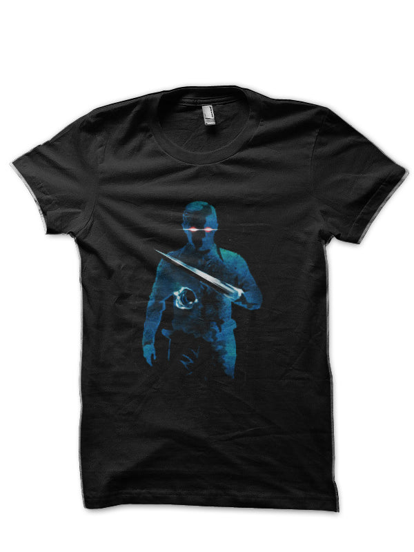 T-1000 Black Half Sleeve T-Shirt Hoodie, Sweatshirt | CoreVibeTees.com