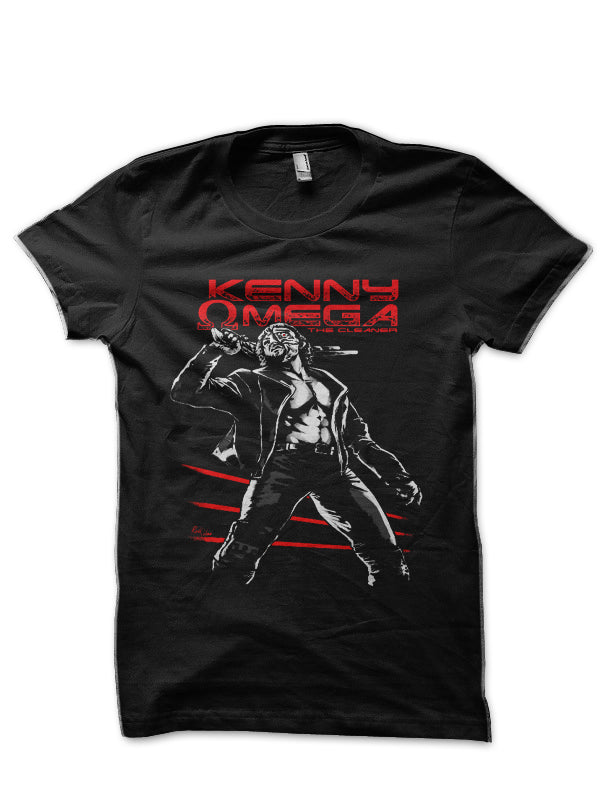 Kenny Omega The Cleaner Black Half Sleeve T-Shirt Hoodie, Sweatshirt | CoreVibeTees.com