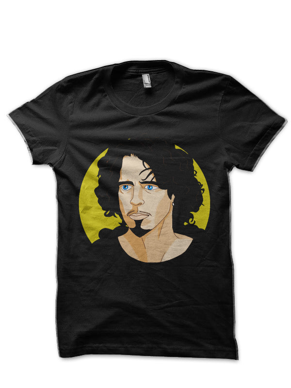Audioslave Chris Cornell Tribute Art Black Half Sleeve T-Shirt Hoodie, Sweatshirt | CoreVibeTees.com