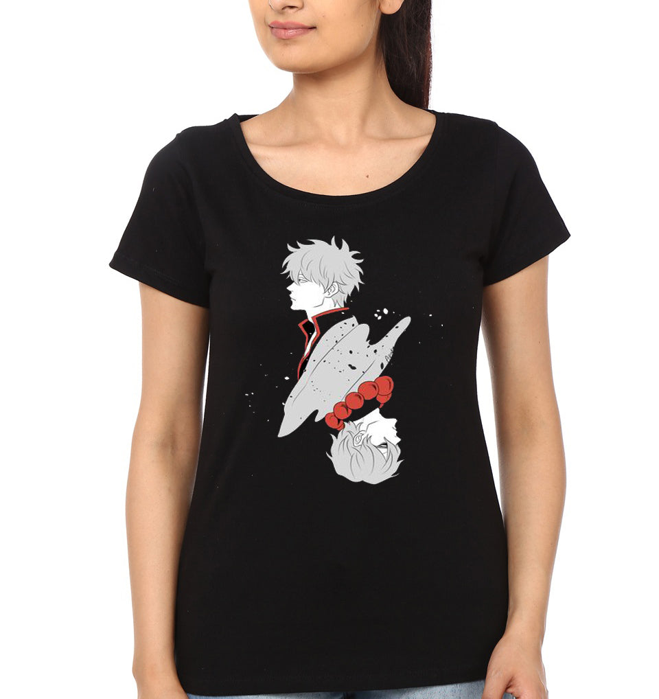 Gin Tama Girls Black  T-Shirt Hoodie, Sweatshirt | CoreVibeTees.com