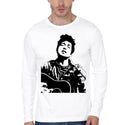Bob Dylan White Full Sleeve T-Shirt Hoodie, Sweatshirt | CoreVibeTees.com