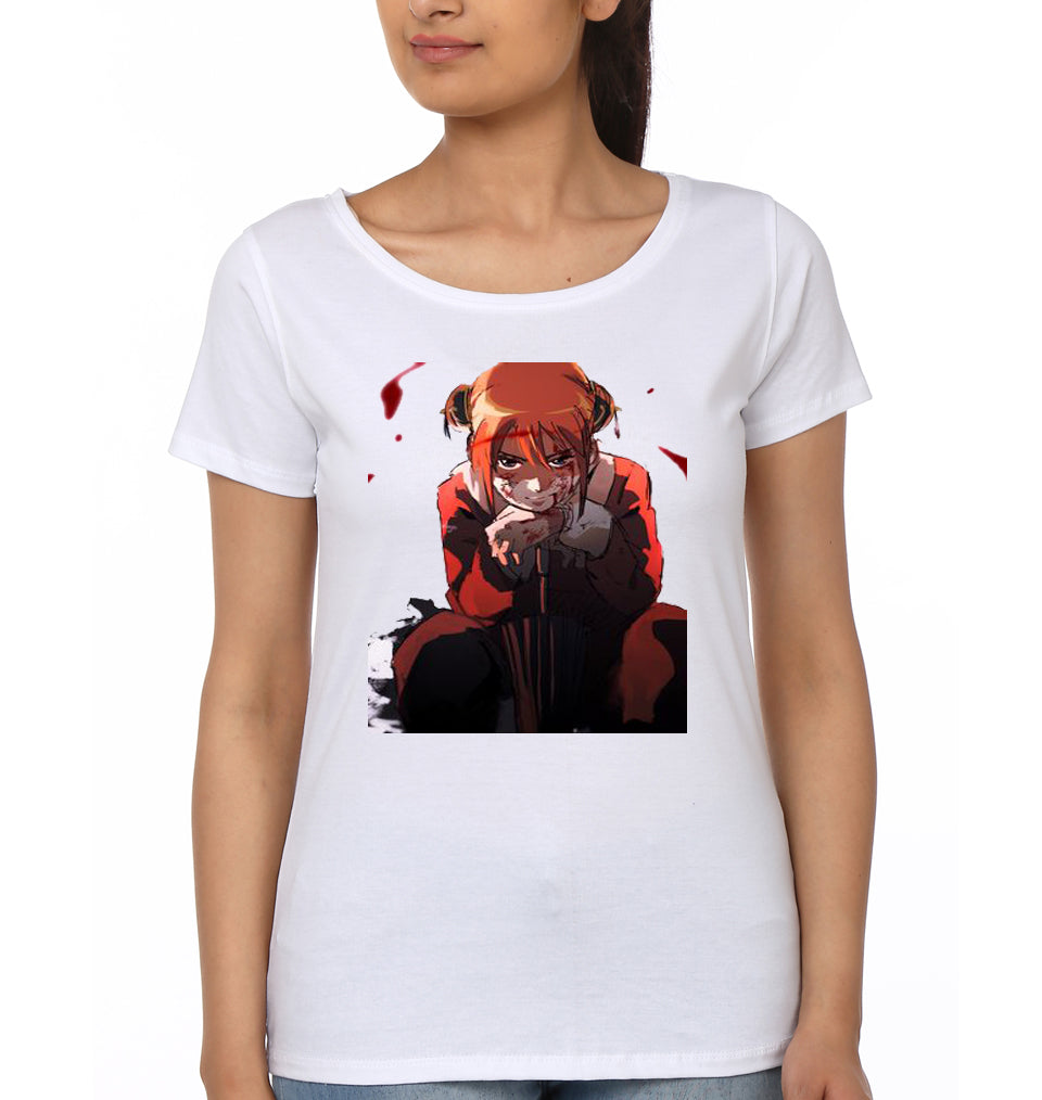 Gin Tama Girls White T-Shirt Hoodie, Sweatshirt | CoreVibeTees.com
