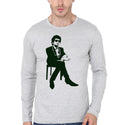 The Jester on his Throne Grey Full Sleeve T-Shirt Hoodie, Sweatshirt | CoreVibeTees.com