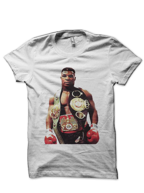 Iron Mike Tyson White T-Shirt Hoodie, Sweatshirt | CoreVibeTees.com