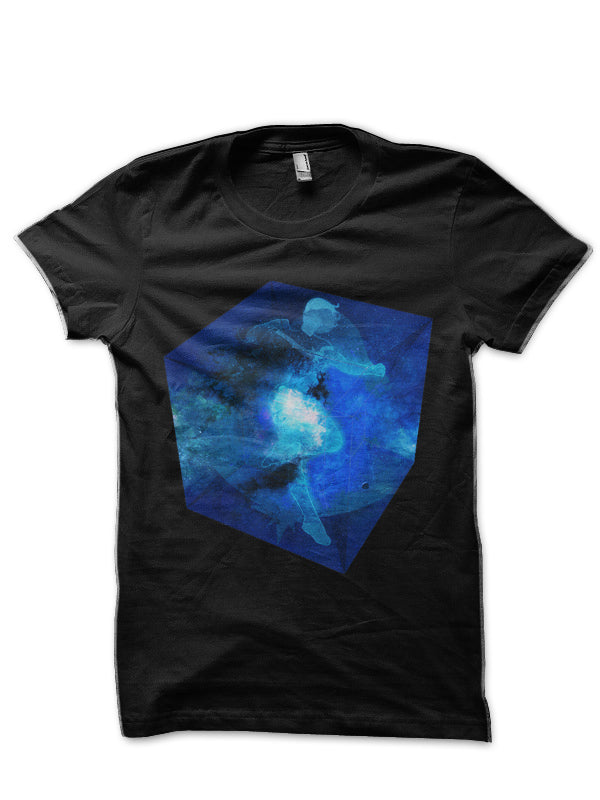 Tesseract Black Half Sleeve T-Shirt Hoodie, Sweatshirt | CoreVibeTees.com