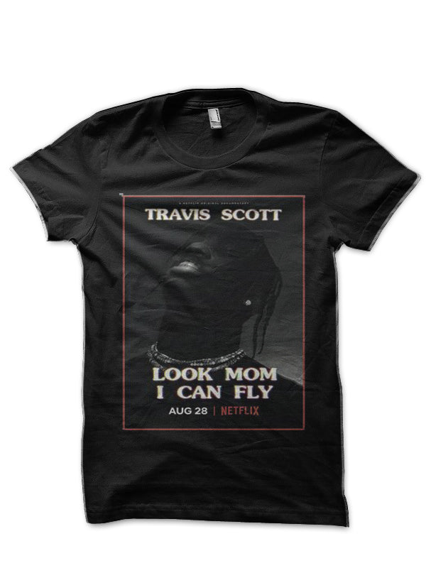 Travis Scott Black Half Sleeve T-Shirt Style004 Hoodie, Sweatshirt | CoreVibeTees.com